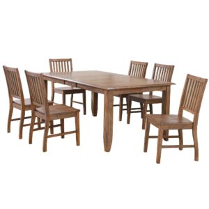 Extendable 72″ Table Dining Set – Amish (7 Piece)