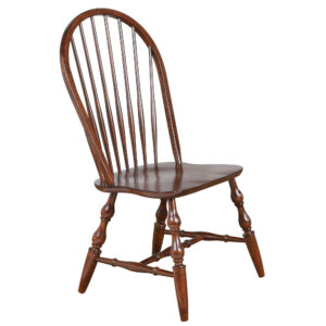 41″ Spindle Back Andrews Windsor Chestnut Dining Chair