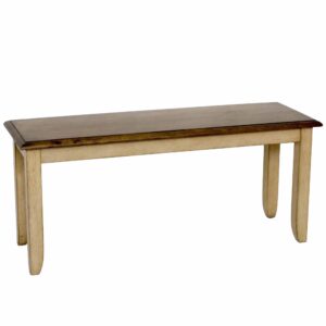 42″ Brook Dining Bench – Pecan & Wheat