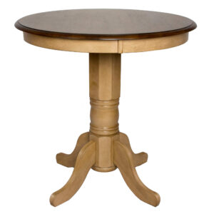 Round Pub Height Pedestal Dining Table