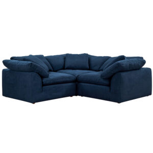 Puff Slipcovered 3 PC Modular L-Shaped Sofa Sectional – Color 391049