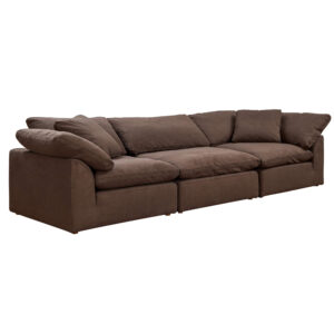 Puff Slipcovered 3 PC Modular Sofa Sectional – Color 391088