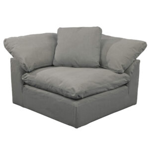Puff Slipcovered Modular Corner Arm Chair – Color 391094