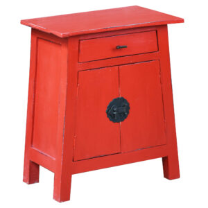 Cottage Zen End Table – Red