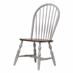 Country Grove Windsor Spindleback Dining Chair – Gray Oak (41″)