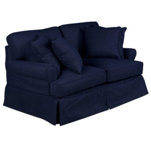 Horizon Slipcovered Loveseat – Color 391049 Performance