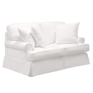 Horizon Slipcovered Loveseat – Color 391081 Performance