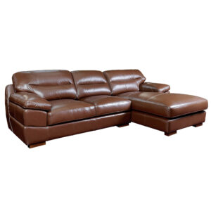 SU-JH37 Chaise Sofa in Chestnut
