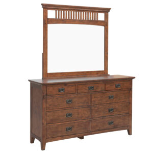 Mission Bay 9 Drawer Dresser & Mirror