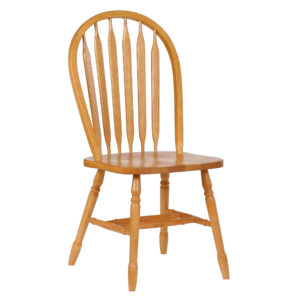 Arrowback Dining Chairs – Light Oak (38″)