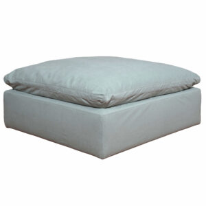 Cloud Puff Slipcovered Square Modular Ottoman – Color 391043
