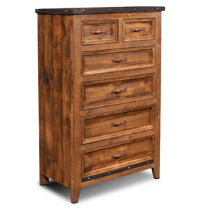 Rustic City 6 Drawer Chest