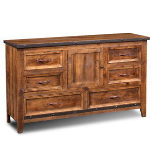 Rustic City 6 Drawer Dresser