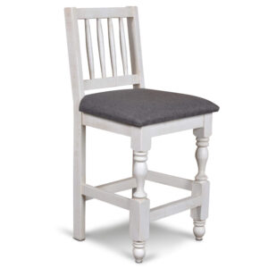 Rustic French Counter Height Stools – Set of 2