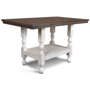 Rustic French 60″ Cafe Height Table