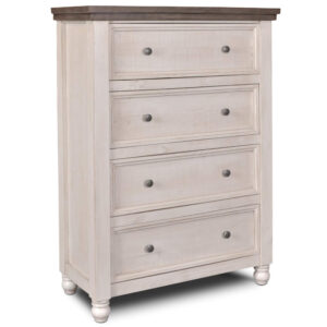 Rustic French 4 Drawer Chest