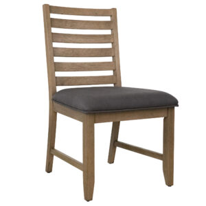 Saunders Upholstered Ladder Back Dining Chairs – Set of 2