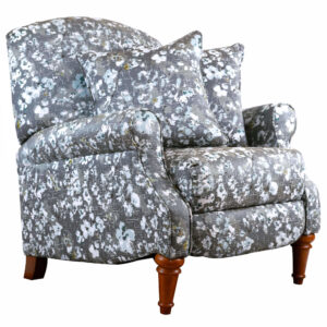 Seascape/Shoshanna Haze Pushback Recliner with Two Matching Pillows