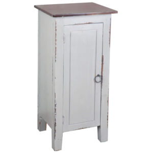 Cottage Jelly Cabinet – Antique Gray & Old Java