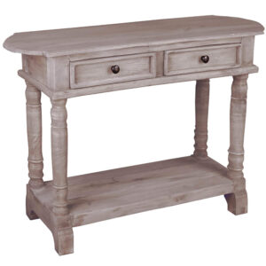 Cottage Console Table – Lime Wash