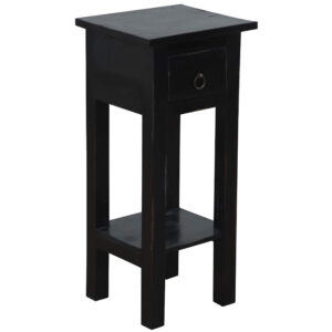 Cottage Side Table – Antique Black