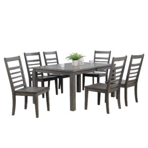 Dining  Set – Shades of Gray (7 Piece)