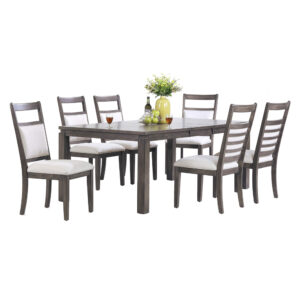 Dining Set – Shades of Gray (7 Piece)