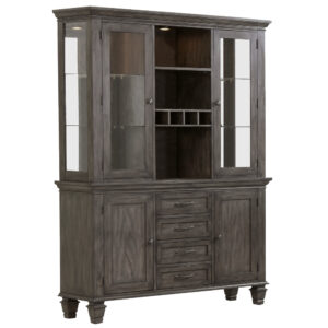 Shades of Gray Buffet & Hutch
