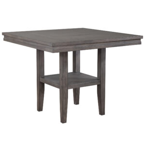 Shades of Gray Square Counter Height Table – Antique Gray