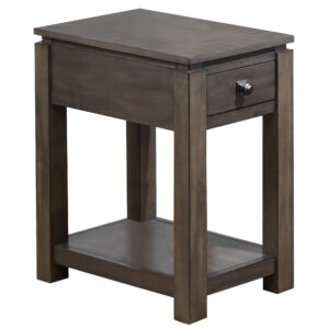Shades of Gray/ East Lane Narrow End Table with Drawer and Shelf