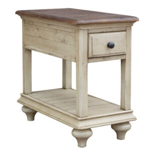 Shades of Sand/ Brockton Narrow End Table with Drawer and Shelf